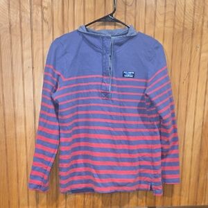L.L. Bean Striped Rugby Pullover Size Medium